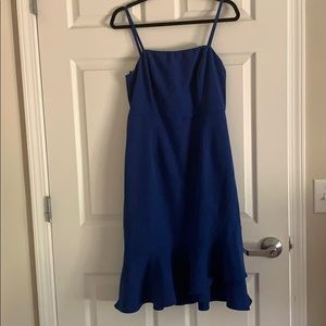 Royal blue dress